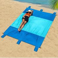 Manta de Playa de gran tamaño, Tapete impermeable y duradero, equipado con bolsas de Arena a prueba de viento y 4 Esquinas con estacas para Fijación al suelo - details 3