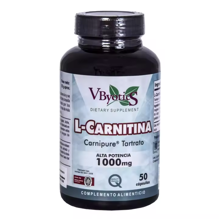 Vbyotics L-CARNITINA CARNIPURE 1000 50 Cápsulas - 1