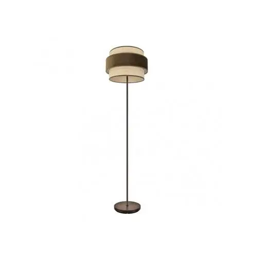 Lámpara de Pie FABRILAMP Reyes 1xe27 Marrón/natural-marrón 160x40x40cm - Elegante Diseño - 1