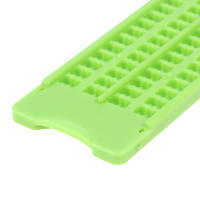 Tablero De Escritura En Braille De Plástico Portátil Para Escuela Con Estuche Práctico Para Practicar Escribir - details 9