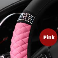 Cubierta De Volante De Coche Suave Con Trenzado Para 37-38 CM Antideslizante Con Anillo Interior Accesorio De Estilo Para Volante - details 2