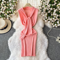 Vestido Bodycon Mini De Color Sólido Con Cuello Redondo Y Cremallera Lateral Para Mujer Vestido Sin Mangas Estilo Casual Y Elegante Para Oficina Y Verano - details 20