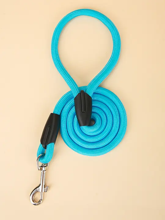 Correa De Perro Reflectante Duradera Azul Para Trepar Ropa De Acordeón Adecuada Para Pequeños Medianos Y Grandes Perros Correa De Entrenamiento - 1