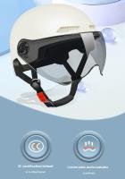 Casco De Vehículo Eléctrico Certificado Dot Para Hombres Y Mujeres Protección Solar De Cuatro Estaciones Ligero Medio Casco Transparencia Corta En Diversos Colores - details 3