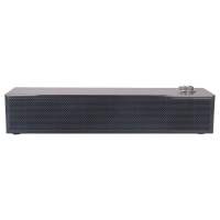 Altavoz de madera para ordenador de escritorio, barra de sonido estéreo de alta fidelidad con entrada auxiliar y cable USB para PC, portátil, tabletas y monitores. - details 3