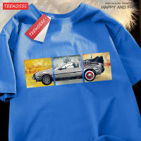 Camiseta De Algodón Para Hombre Back to the Future T-shirt De Verano Estilizada Y Cómoda Con Diseño De Coche De La Película Manga Corta Estilo Hip Hop Oversized Para Parejas - details 18