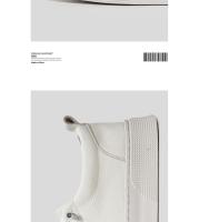 Zapatillas Blancas Para Hombre 2024 Moda Primavera Casual Con Cordones Punta Redonda Planas Zapatos Deportivos Ajuste Talla Normal - details 5