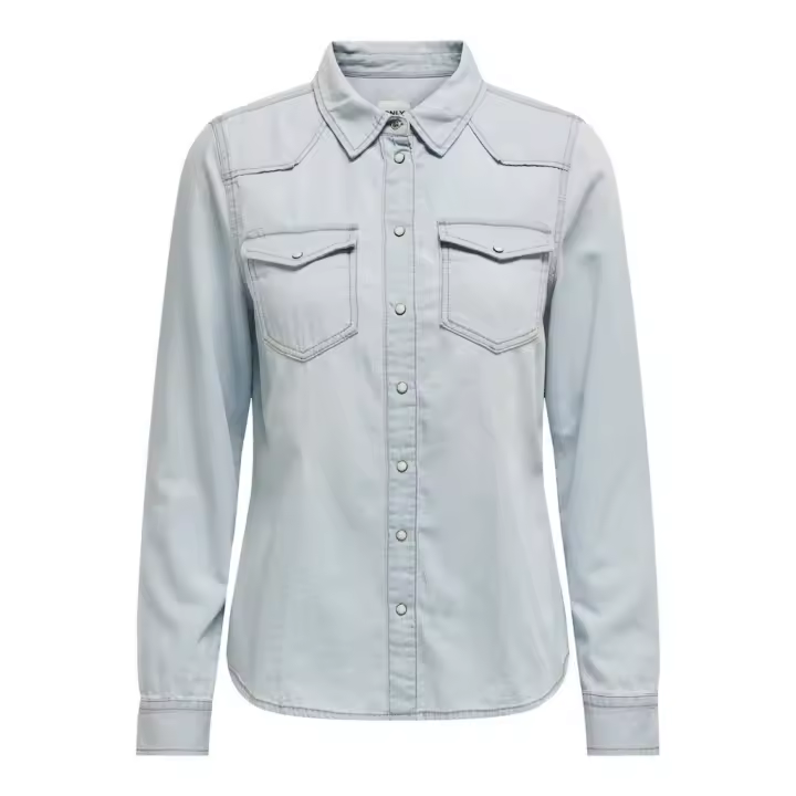 ONLY Camisa Mujer ONLALEXA L/S DNM SHIRT ANA NOOS - 1