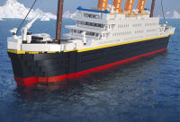Modelo De Barco Titanic KNEW BUILT Bloques De Construcción Micro Para Niñas Regalo Para Adultos Con Muñecas Kit De Artesanía Decorativa - details 6