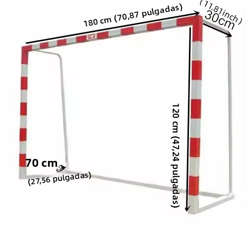Red De Fútbol Plegable Portátil Para Entrenamiento Deportivo Jóvenes 3m X 2m 1.2m X 1.8m Goal Post De Soccer Para Niños - 1