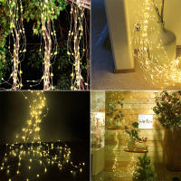 Luces De Navidad Para Árbol Y Jardín Solar Powered LED Con Ramas Y Luz De Agua En Cuero Molido Impermeable Para Fiesta De Jardín Decoración Exterior - details 5