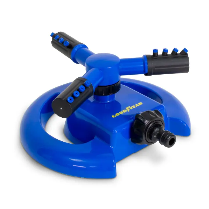 Aspersor de Jardín Goodyear de 3 Brazos | Rotación Automática 360 | GY10053 ¡Envío Gratis! - 1