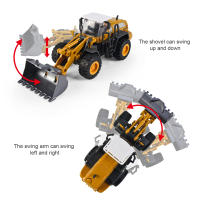 Juego De Bulldozer Inertia Para Niños Modelo De Coche De Aleación Juguetes Educativos Para Desarrollar Habilidades Mano-Ojo Regalos Para Niños - details 4