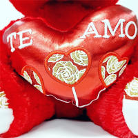 Peluche Osito Con Corazon TE AMO 40cm COLOR ROJO,te amo te quiero,Día de San Valentín,cm,fespu - details 2
