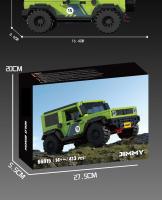Bloques De Construcción De Vehículo De Off-Road Para La Ciudad 413 Piezas SUV De Carreras Modelo De Viaje Juguete DIY Para Niños Regalos De Vacaciones Bloques Conectables De Viaje - details 8