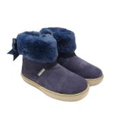 Titanitos botas de piel para niña en color marino mod. U712 ROSAMAR - details 1