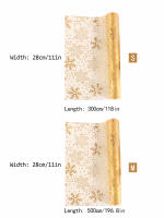 Bandera De Mesa Brillante Dorada/Oro Para Navidad Decoración De Mesa Y Sala De Estar Poliéster 100% Geométrico - details 0