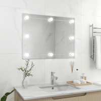 vidaXL Espejo de pared rectangular con luces LED vidrio espejo Dimensiones 40 x 60 cm,  40 x 80 cm,  50 x 60 cm y mas - details 6
