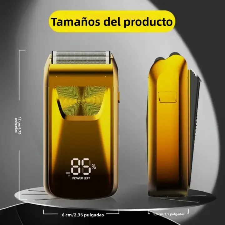 Afeitadora Eléctrica Para Barba Trimmer De Peluquero Profesional Con Pantalla Digital LED Y Batería De Litio Recargable Para Hombres - 1