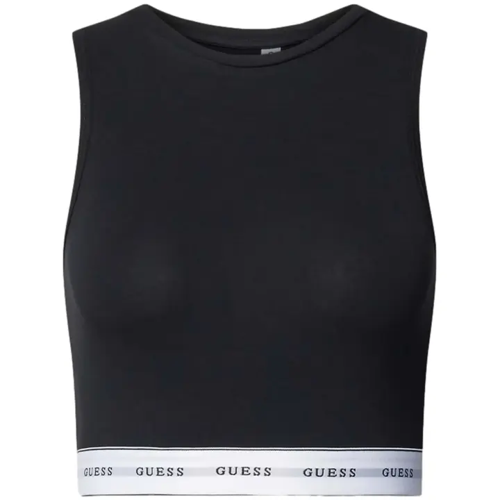 Camiseta Guess Carrie Sl Crop Top - 1