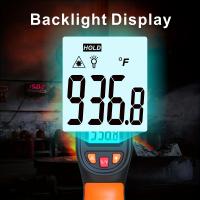 Gancho De Temperatura Infrarroja Para Cocina Y Grill Termómetro Digital Portátil Para Horno De Pizza Y Motor Material Plástico - details 2