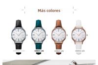 Reloj De Mujer Casual Shengke De Cuero Japanese Quartz Resistente Al Choque Y Al Agua Con Marcadores Arábigos Y Pantalla De Vidrio Hardlex - details 4