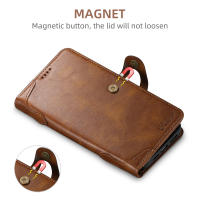 SUTENI Funda De Teléfono De Cuero Magnética Para iPhone Con Porta Tarjetas Diseño De Cierre En Forma De Concha Compatible Con Modelos Diferentes - details 14