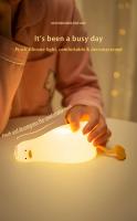 Lámpara De Noche Recargable LED En Forma De Pato Con Silicona Luz De Iluminación Infantil Para Decoración De Habitaciones Regalo De Cumpleaños - details 3
