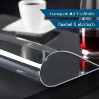 Protector De Mesa Transparente Para Comedor Cubierta De Plástico Impermeable Y Resistente a La Grasa Para Uso Doméstico Y De Fiesta Estilo Moderno Rectangular - details 1