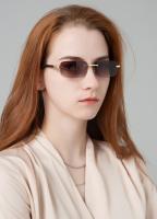Long Keeper Gafas de Sol Rectangulares Mujer Hombre Sin Montura Metal UV400 - details 0