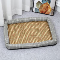 Sofá De Mascota Hecho De Rotura Tejido De Rattan Matriz Para Perros Y Gatos Pequeños Y Medianos Almohadilla De Descanso Transpirable Para Cachorros Y Gatitos - details 7