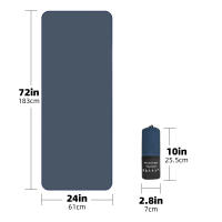Toalla De Yoga No Deslizante Mutao 24"x 72" Absorbente Y Secado Rápido Microfibra Portátil Con Bolsa Anillo De Silicona Super-Absorbente - details 10