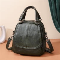 Mochila Retro Pequeña Para Mujer Mochila Multifuncional De Gran Capacidad Bolso Cruzado De Hombro Viaje Mini Bolso De Mano - details 5