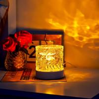 Lámpara De Agua Ondulante USB Luz Nocturna Romántica Proyector De Oceano Para Fiesta Dormitorio Sala De Estar Hogar Vacaciones - details 11