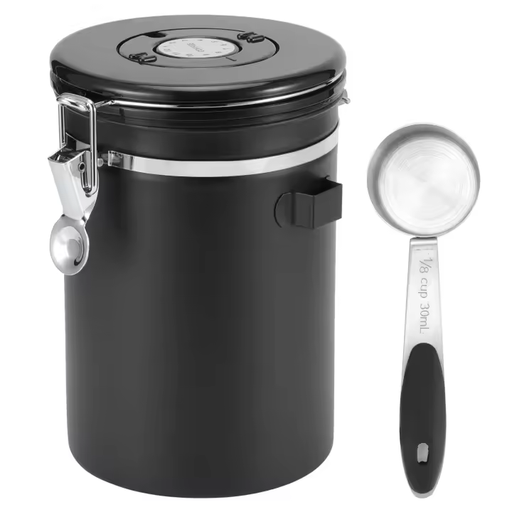 Contenedor de Almacenamiento Hermético de Lata de Sellado de Acero Inoxidable 304 1,8 L - 1