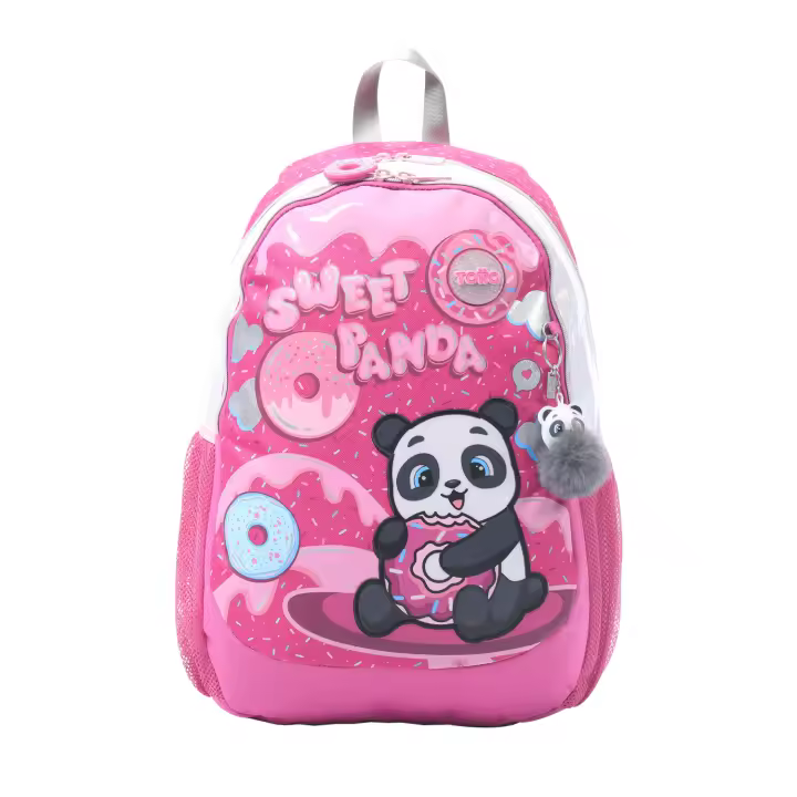 Totto Mochila infantil  Sweet Panda -Dimensiones:31.5 x 44 x 12 cm-Material: Poliester - 1