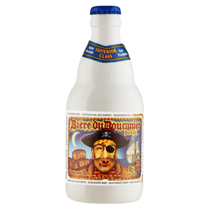 6 uds x Boucanier Dark 33Cl cerveza Belga estilo stong dark ale - 1