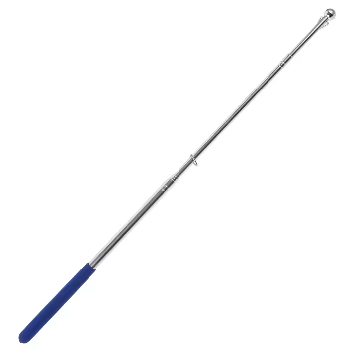 Bandeera Telescópica Para Guía De Bandera Retráctil De Acero Inoxidable Para Baile Y Danza Varilla Duradera Con Ribete Guía - 1
