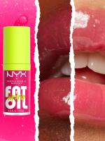 NYX Professional Makeup | Pack de Máscara de pestañas On The Rise+ Fat Oil Lip Drip Aceite Labial tono supermodel - details 2