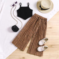Conjunto De Verano Para Niñas 2 Piezas Camisa Con Aros Y Falda/Pantalones Estilo Vacacional Coreano Ropa Infantil Para Niñas De 4 a 7 Años - details 10