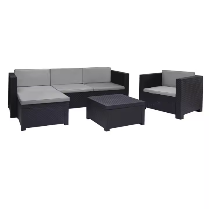 Conjunto jardin/terraza sofa+sillon+mesa manhattan grafito sp berner 8410474554268 75381 SP BERNER - 1