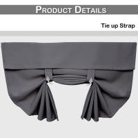 Cortinas De Puerta Negras Aislantes Térmicas Con Encaje Cortinas Modernas De Ventana Para Puerta Francesa Panel Corto Autoadhesivo - details 20