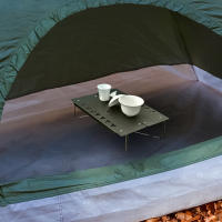 Mesa De Camping Ultraligera Plegable Con Portátil Para Pesca Al Aire Libre Material De Aluminio Compacta Para Exteriores - details 5