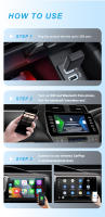 XUDA 2 En 1 AI Box Mini Cableado a Inalámbrico Carplay & Android Auto Compatible Con 99% De Los Coches Dongle Inteligente Plug And Play - details 2