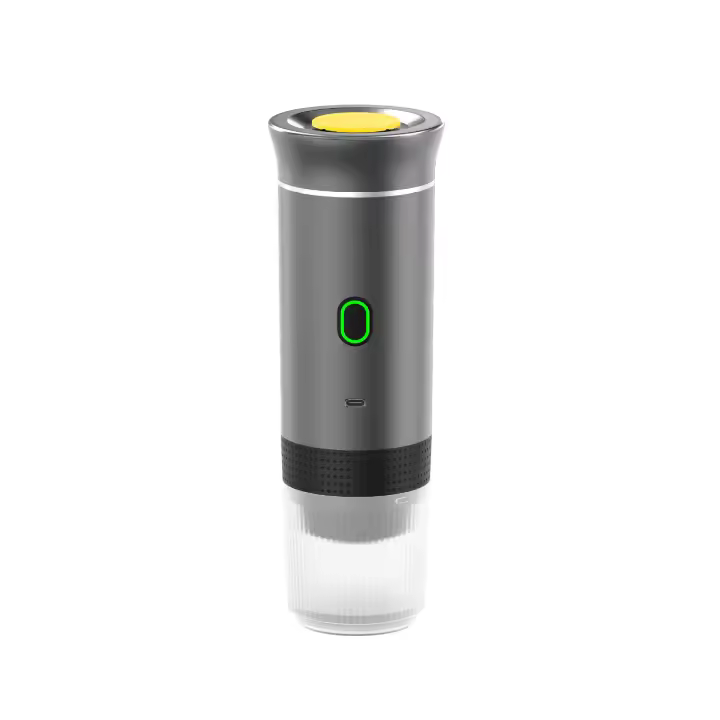 Máquina de café portátil 3 en 1 con manual, compatible con cápsulas, cápsulas de y café molido. Compacta y conveniente para el uso en Casa o Viajes. cafetera portátil Máquina de espresso Prensa manual Cápsula de café molido Portátil para Viajes y picnic - 1