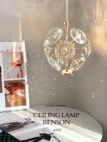 Modern Chandelier De Cristal Puro K9 Pequeño Lámpara De Pared Para Dormitorio Luces Colgantes Para Pasillo Y Barra Decoración Noble - details 5