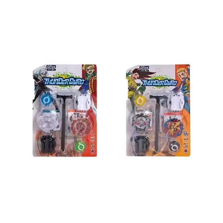 Panritos Peonzas Thunder Gyro - 6 Modelos de Combate Únicos - 1