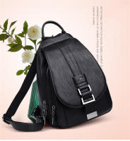 Mochila Multifuncional De Cuero Para Mujer Casual Para Niñas Y Adolescentes Escuela Viaje Bolsa Pequeña Capacidad Inferior a 20 Litros - details 1