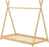 Cama infantil tipi de madera (6160) Cama montessori. Color natural. Diseño estilo casa de árbol. Calidad al mejor precio. De acuerdo a la normativa CE. +18 meses - details 0
