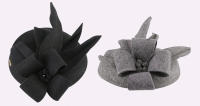 FS Sombrero De Pelo De Oveja Elegante Para Mujer Fascinator Black Pillbox Vintage Boda Vestido Fedoras Church Ladies Formal - details 3